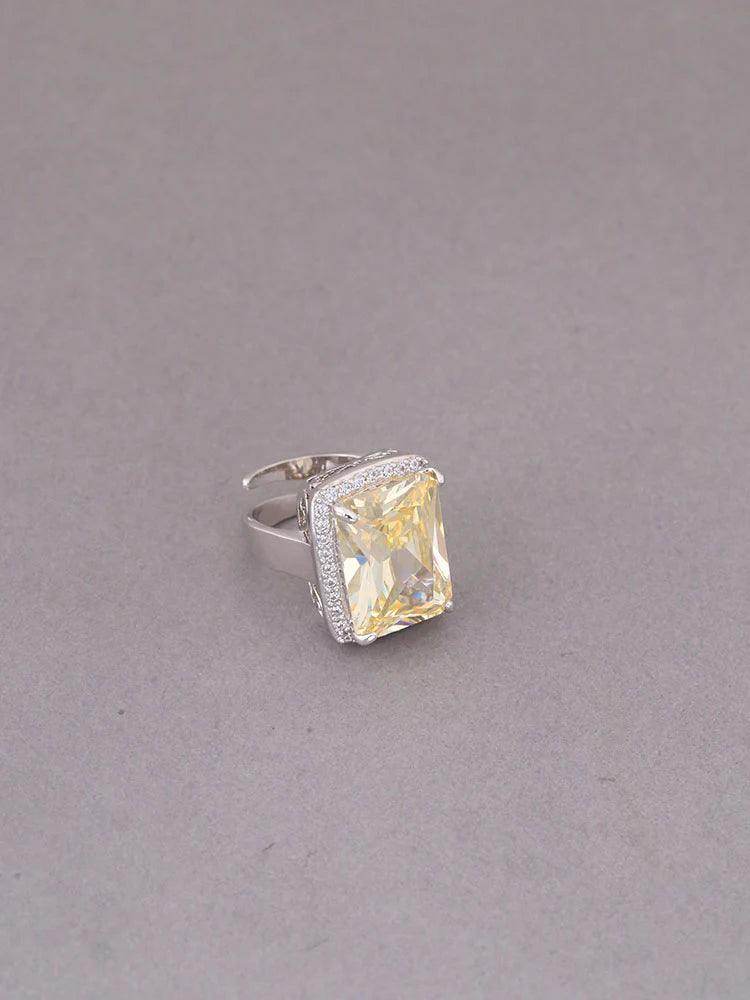 LEMON KALLIOPE ZIRCONIA RING