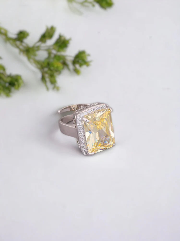 LEMON KALLIOPE ZIRCONIA RING