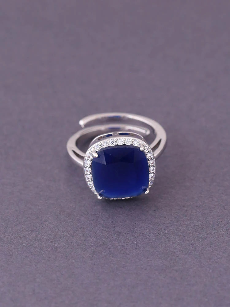 NAVY AGGELIKI ADJUSTABLE RING