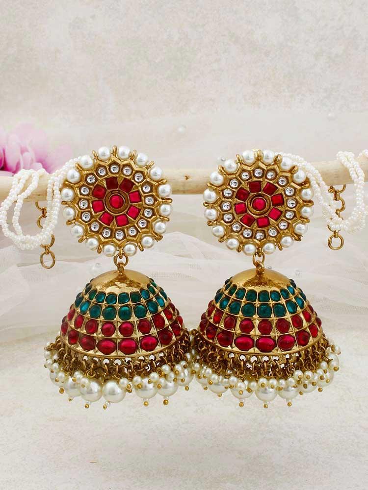 PEARL MRINALI SAHARA JHUMKIS