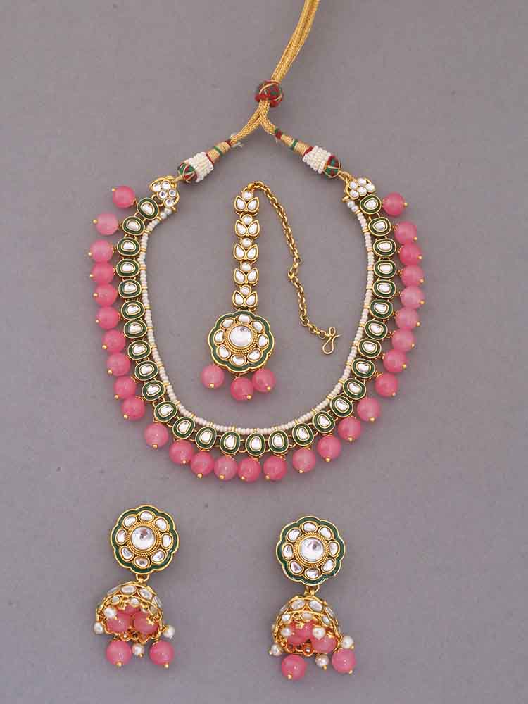 PINK AMALA JEWELLERY SET