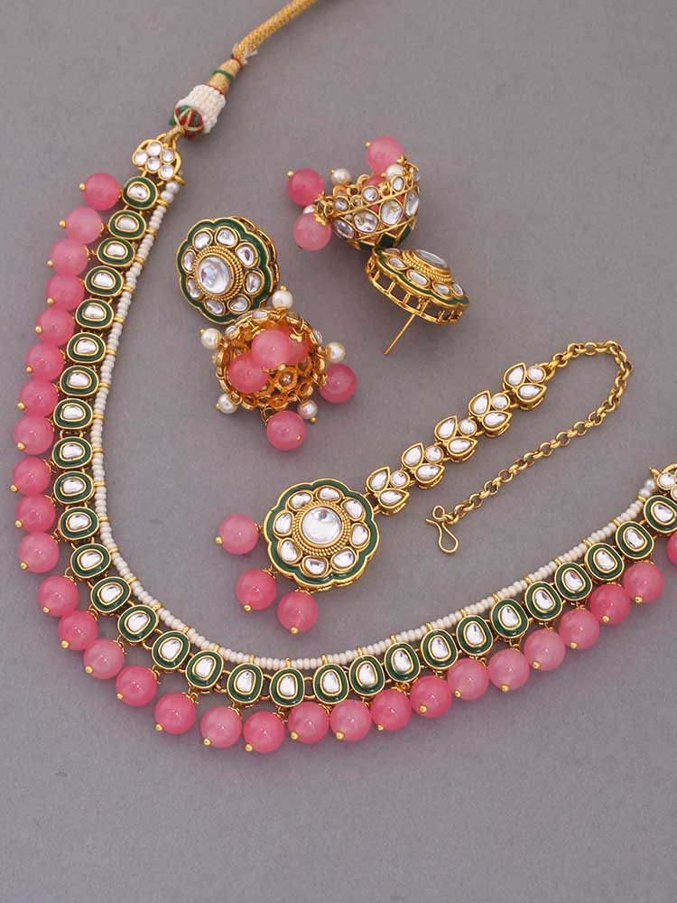 PINK AMALA JEWELLERY SET