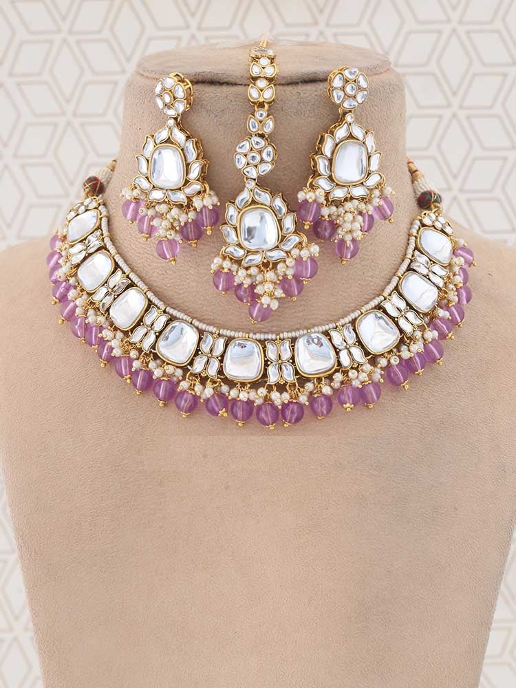 PURPLE NAMYA JEWELLERY SET