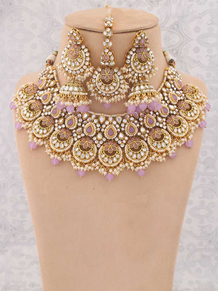 PURPLE YASHITA JEWELLERY SET