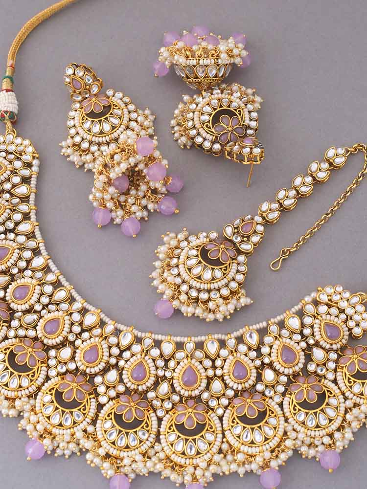 PURPLE YASHITA JEWELLERY SET