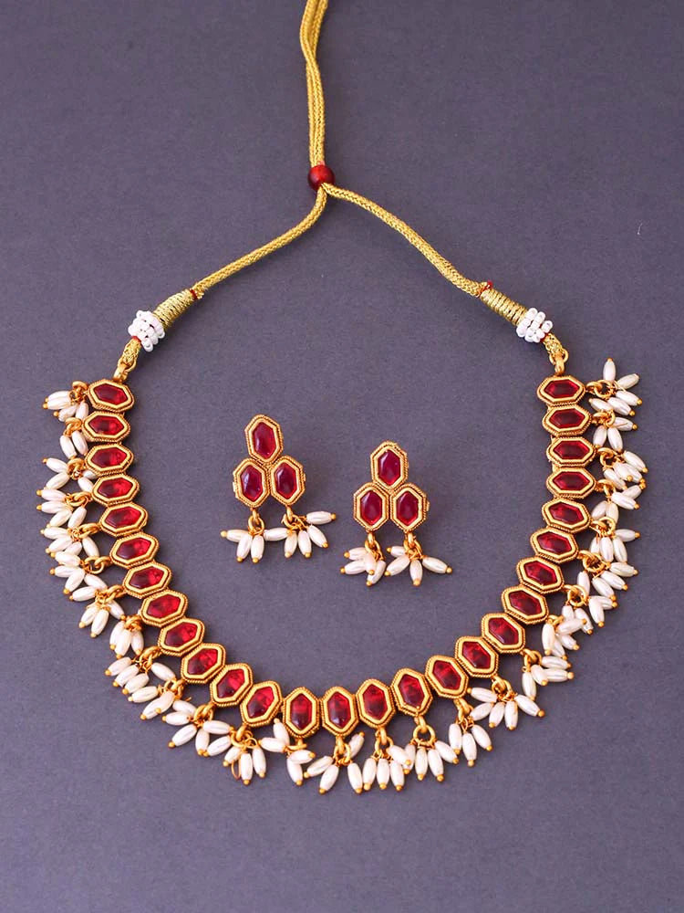 Rani Nilakantha Antique Jewellery Set