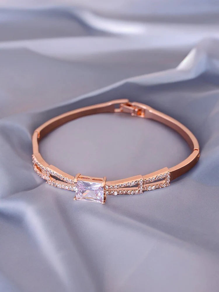 ROSE GOLD ARIYE ZIRCONIA BRACELET