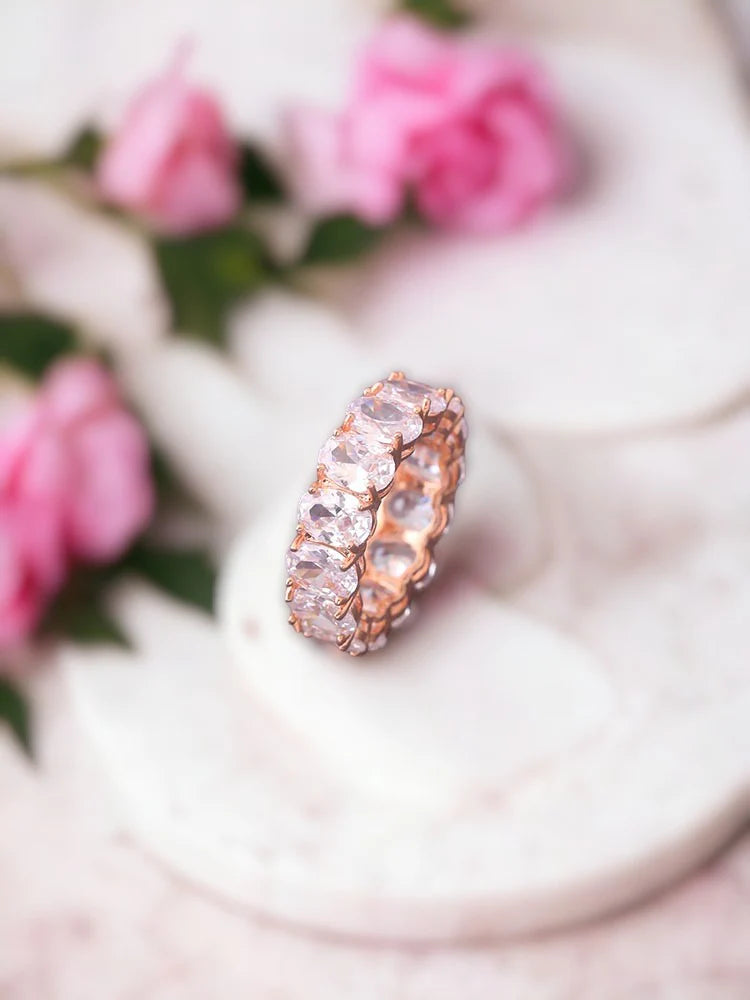 ROSE GOLD ISVARI ZIRCONIA RING