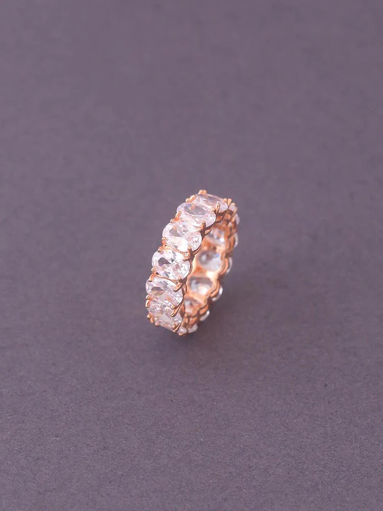 ROSE GOLD ISVARI ZIRCONIA RING