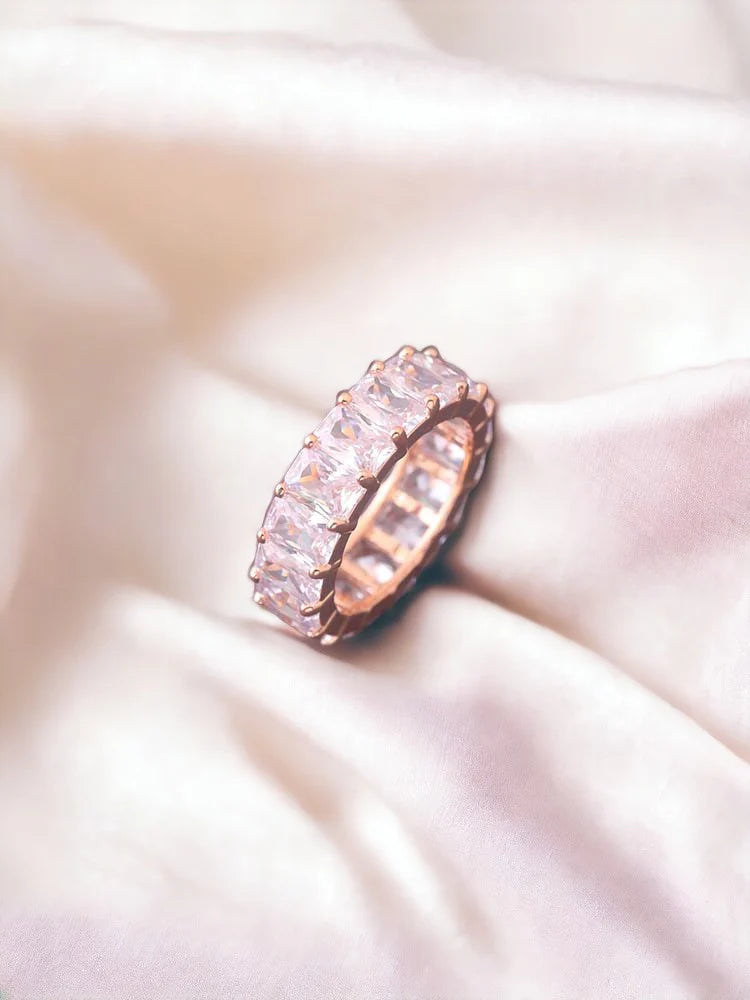 ROSE GOLD KEILY ZIRCONIA RING