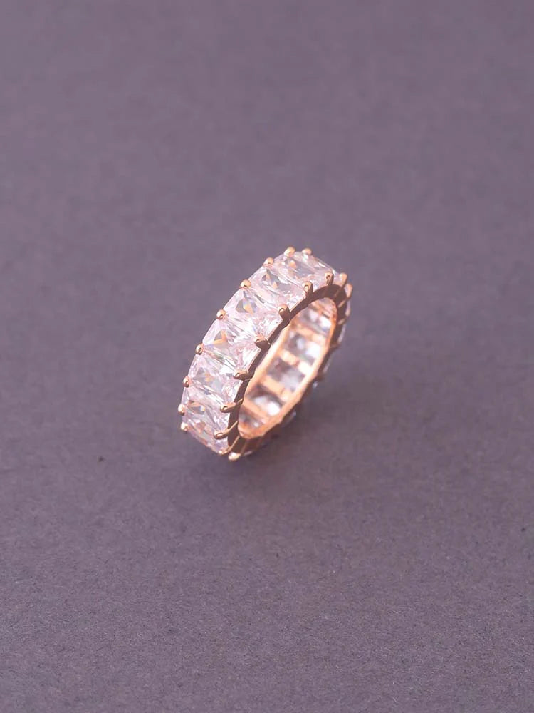 ROSE GOLD KEILY ZIRCONIA RING