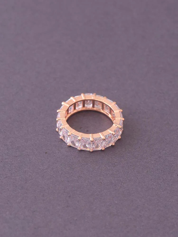 ROSE GOLD KEILY ZIRCONIA RING