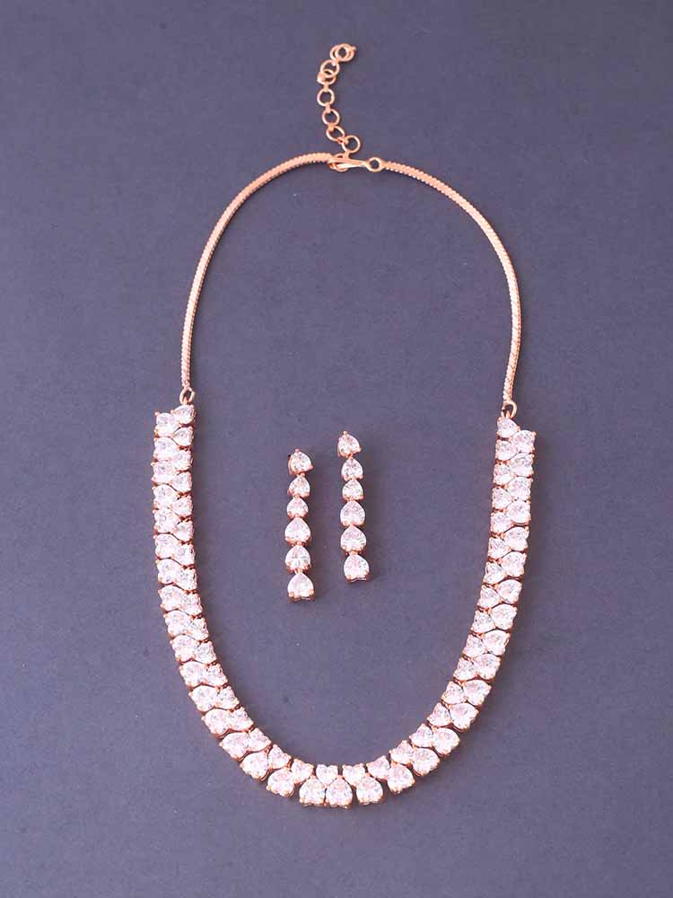 ROSE GOLD LUMINESCENT JEWELLERY SET