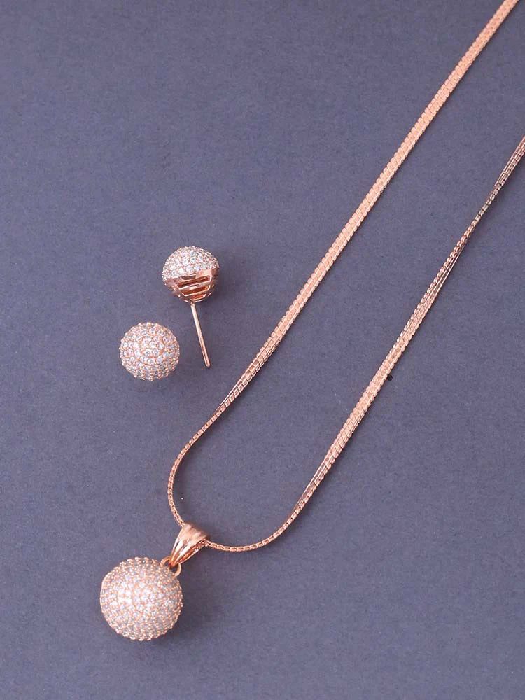 ROSE GOLD ORRY PENDANT SET