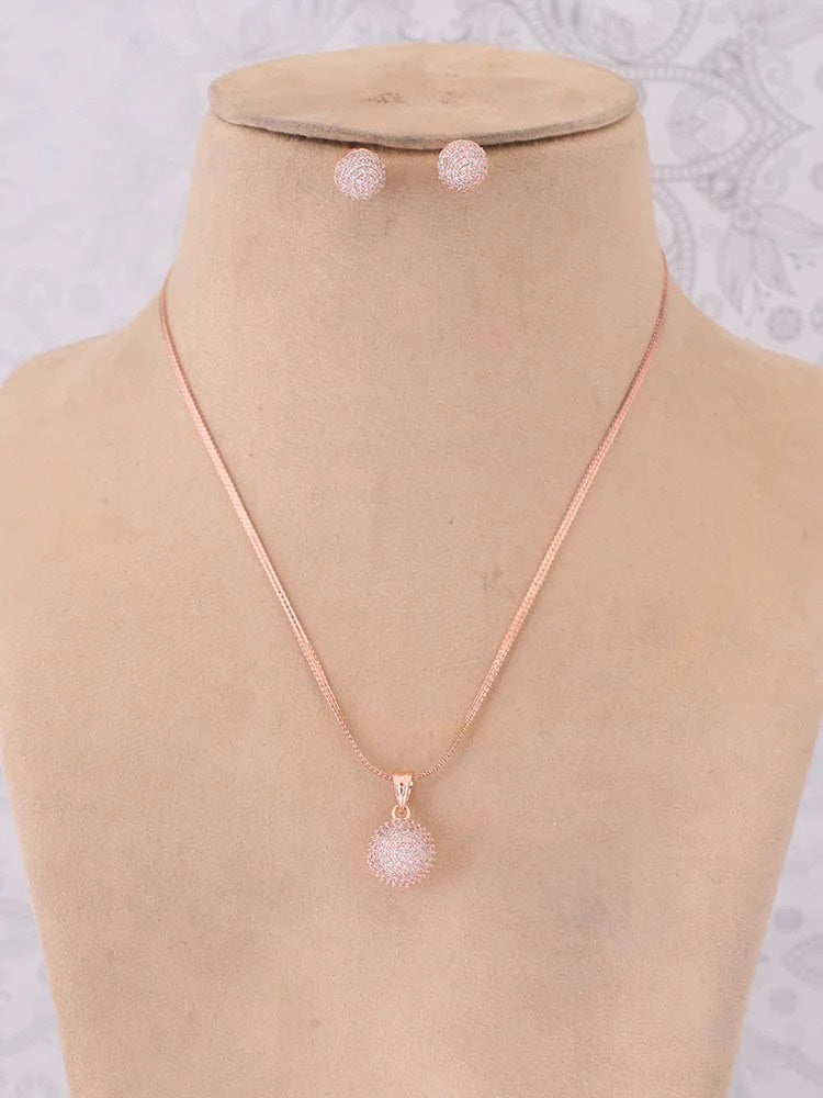 ROSE GOLD ORRY PENDANT SET