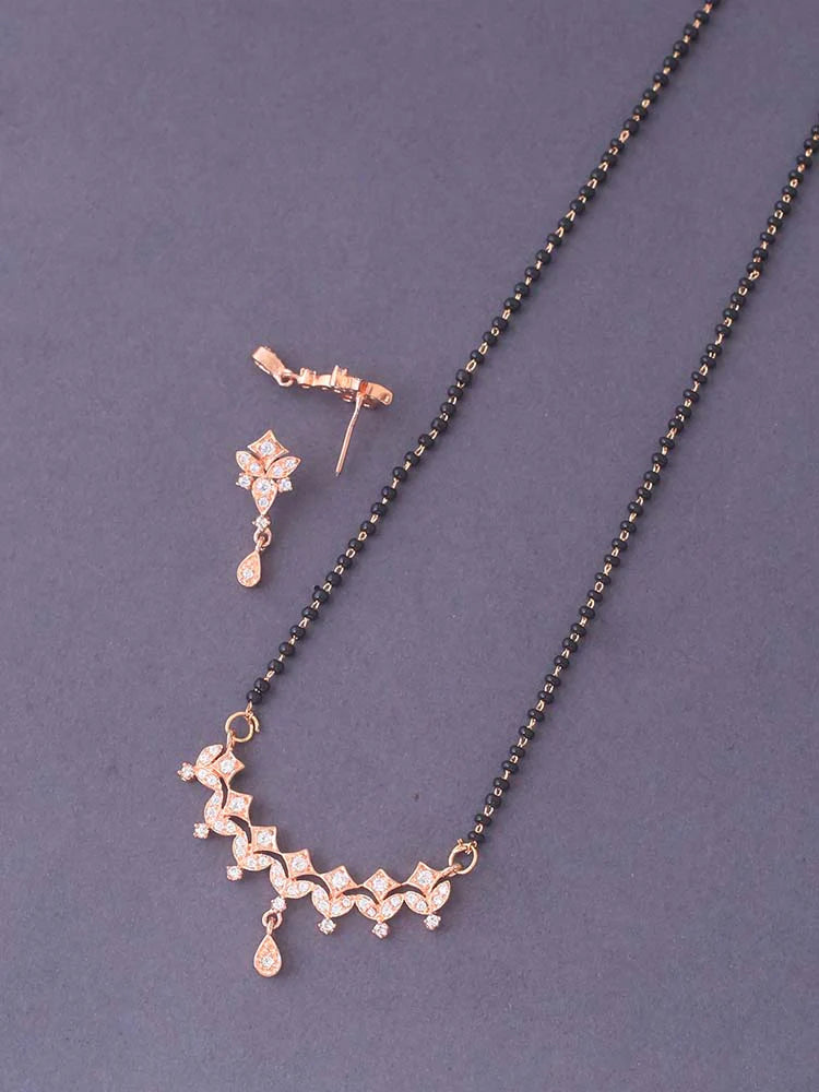 ROSE GOLD THALIA MANGALSUTRA SET