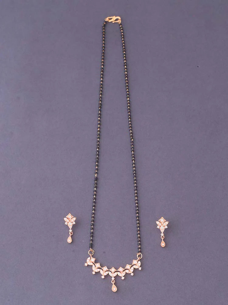 ROSE GOLD THALIA MANGALSUTRA SET