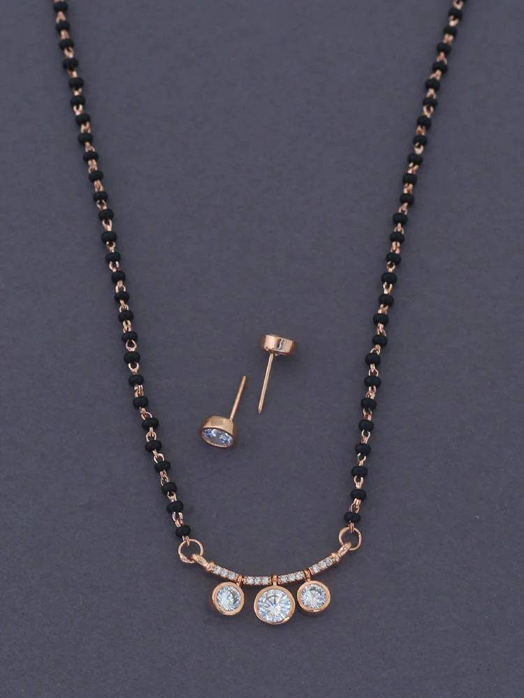 ROSE GOLD ANUPAMA MANGALSUTRA SET