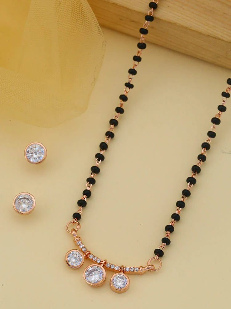 ROSE GOLD ANUPAMA MANGALSUTRA SET