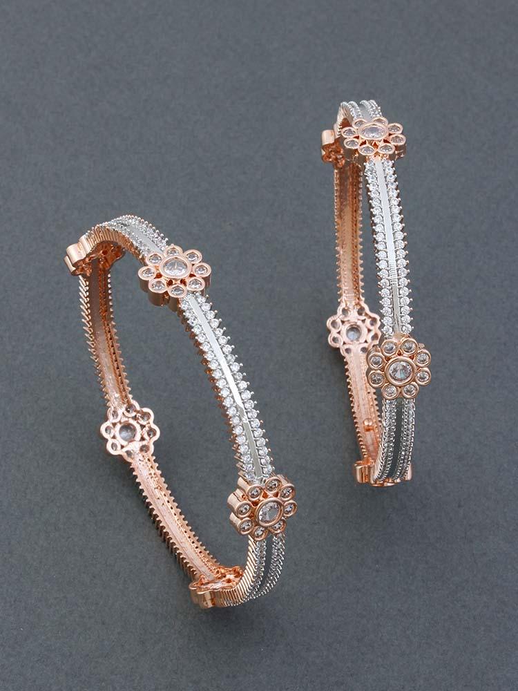 ROSE GOLD CRUZ BANGLES