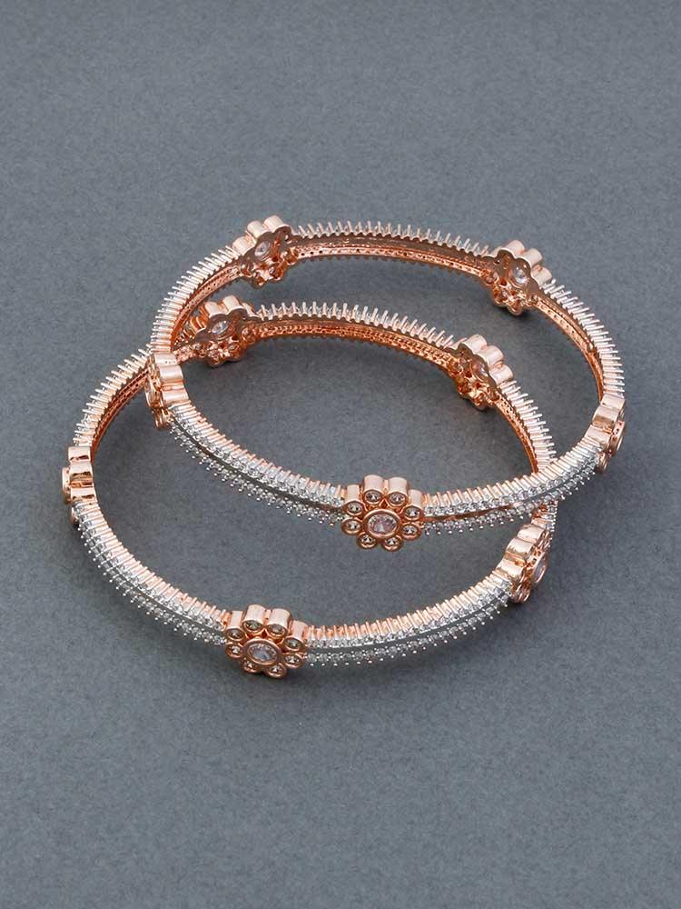 ROSE GOLD CRUZ BANGLES