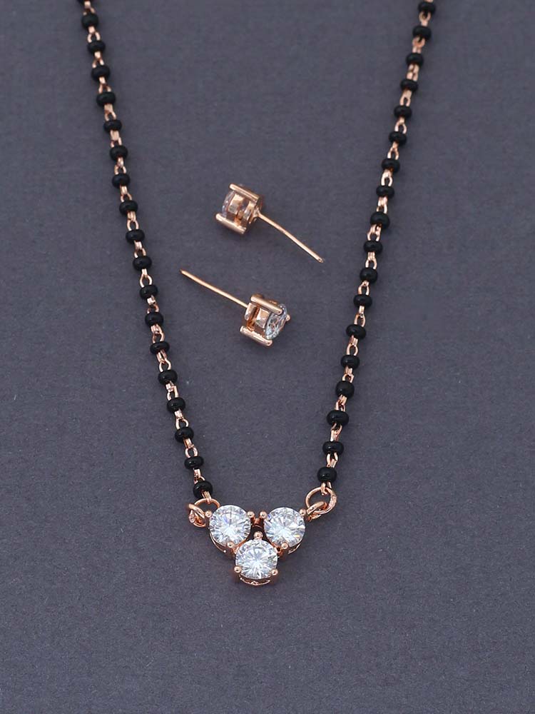 ROSE GOLD DOROTHY MANGALSUTRA SET