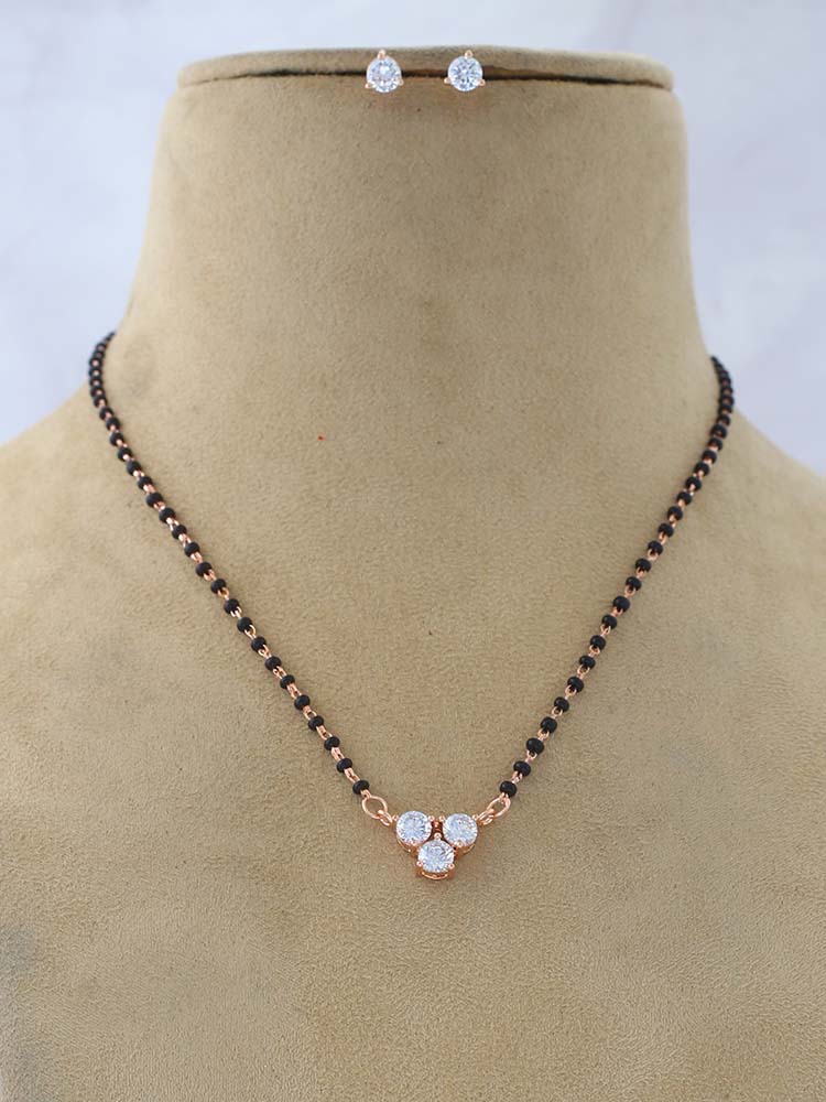 ROSE GOLD DOROTHY MANGALSUTRA SET