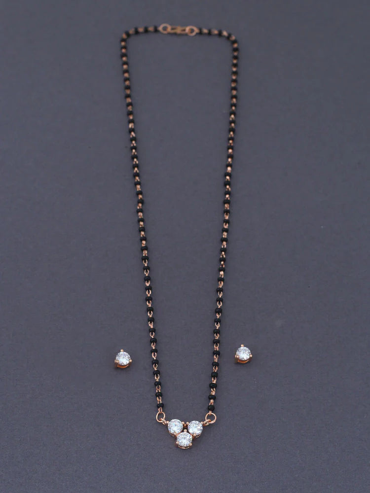 ROSE GOLD DOROTHY MANGALSUTRA SET