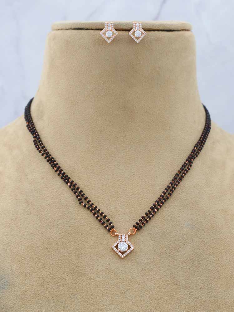 ROSE GOLD JENDAYI MANGALSUTRA SET