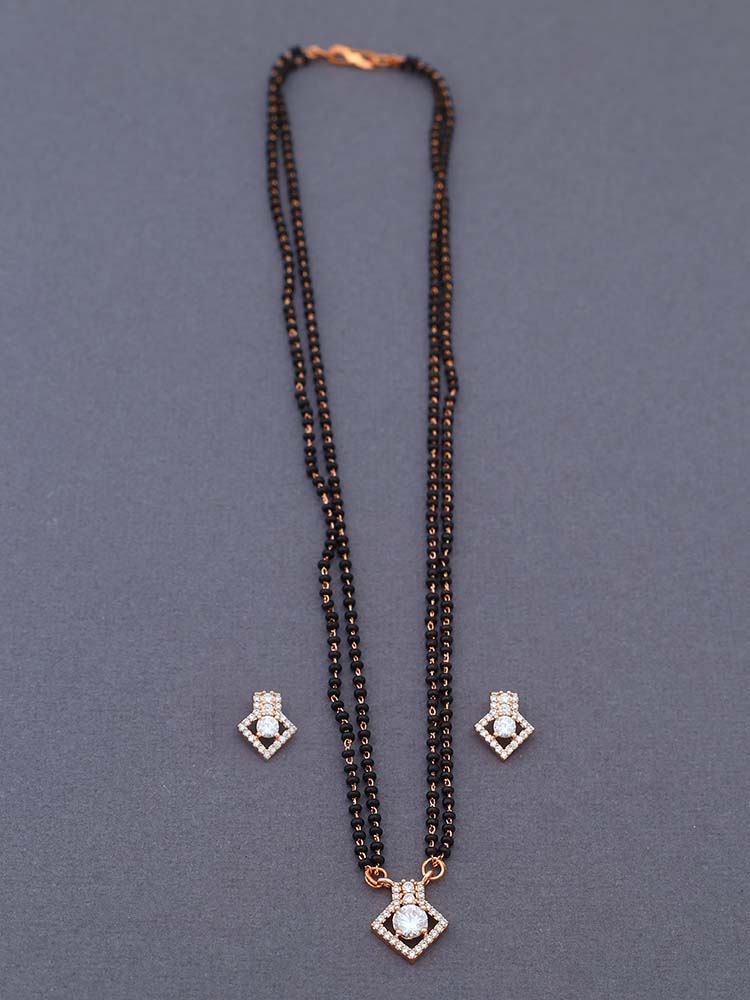 ROSE GOLD JENDAYI MANGALSUTRA SET