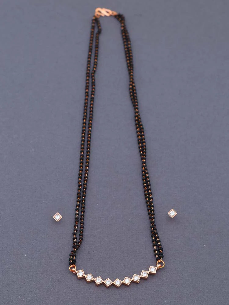 ROSE GOLD TAHINI MANGALSUTRA SET