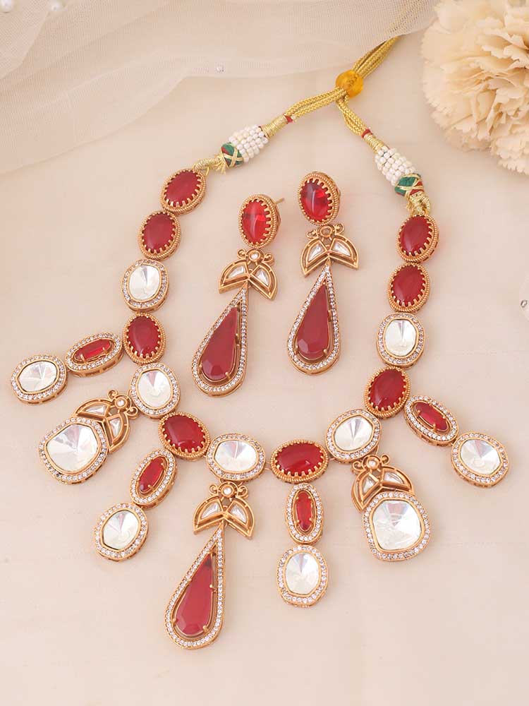 RUBY NAYANTHARA JEWELLERY SET