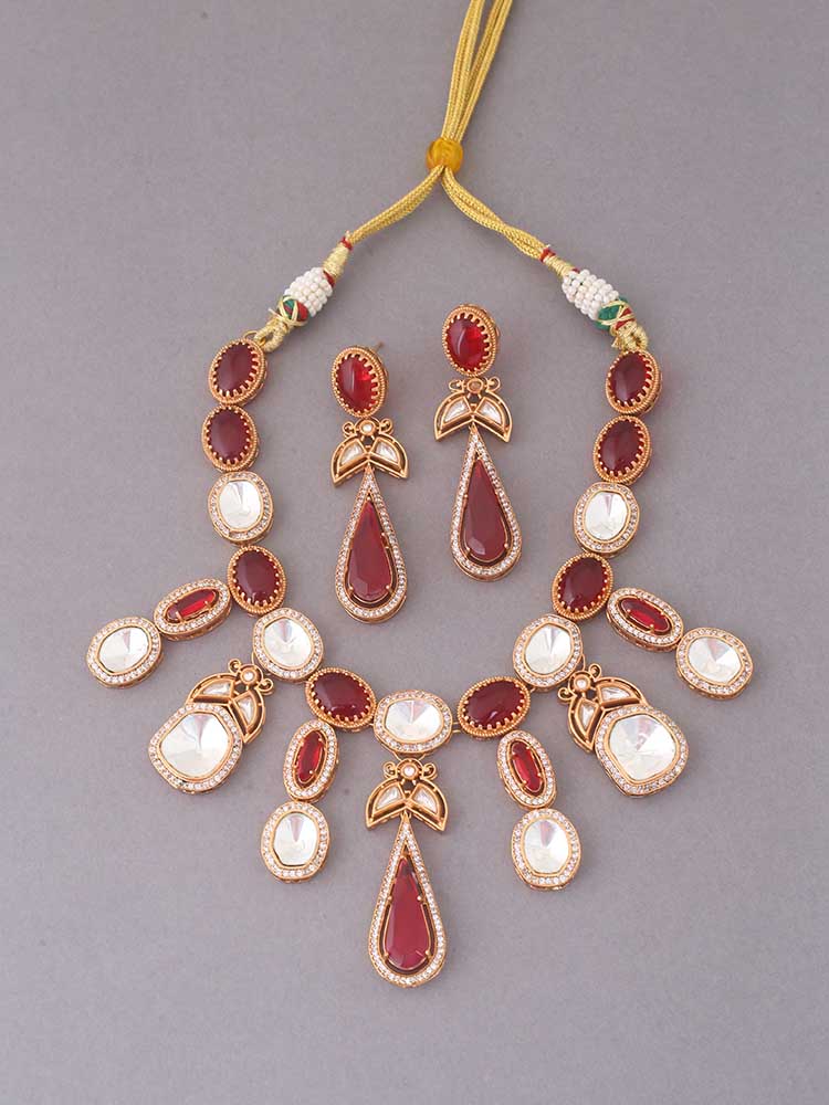 RUBY NAYANTHARA JEWELLERY SET