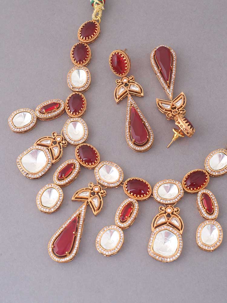 RUBY NAYANTHARA JEWELLERY SET