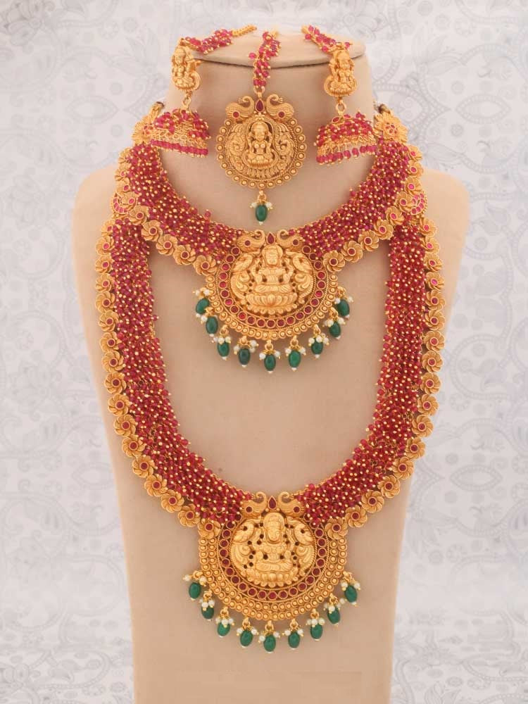 RUBY SESHADRI BRIDAL JEWELLERY SET