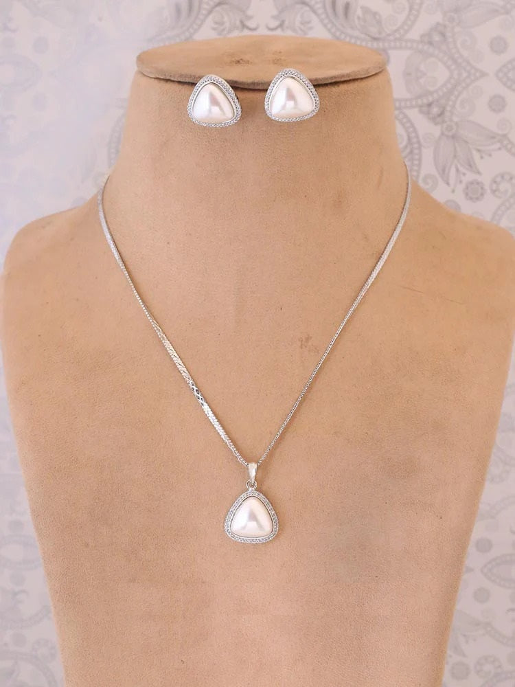 SILVER ROWAN PENDANT SET