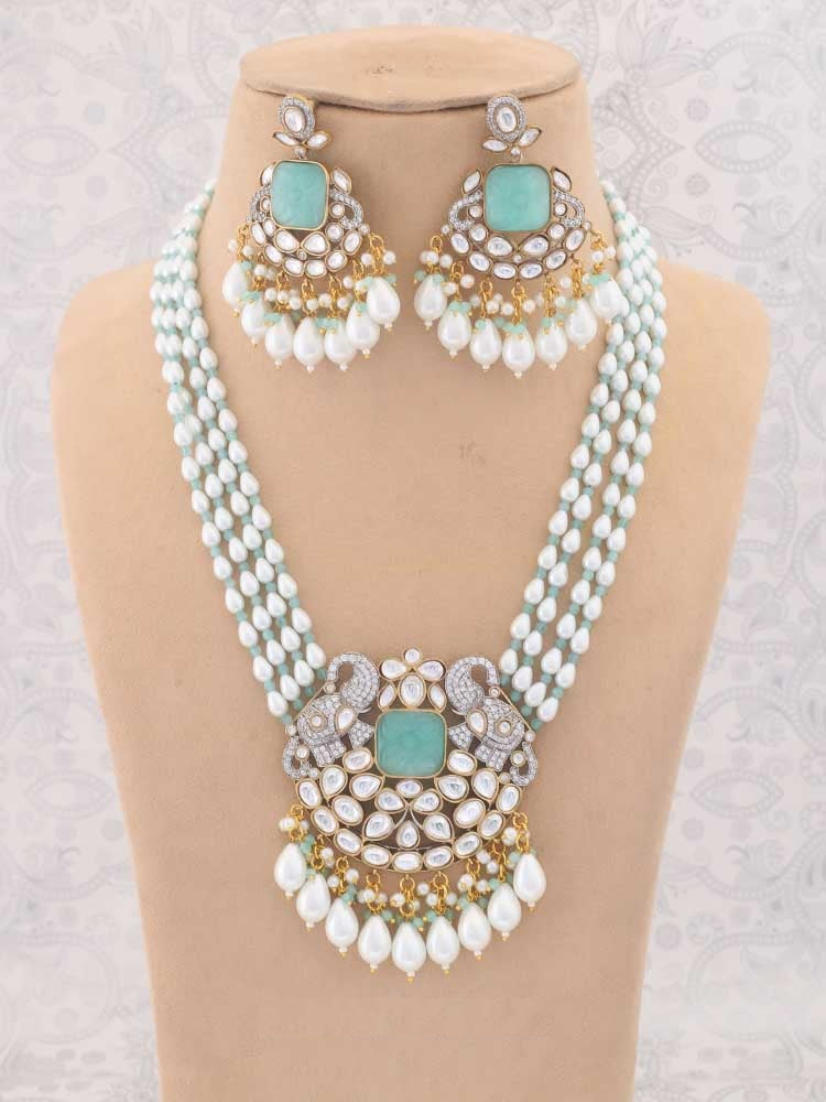 TURQUOISE MAANYA JEWELLERY SET