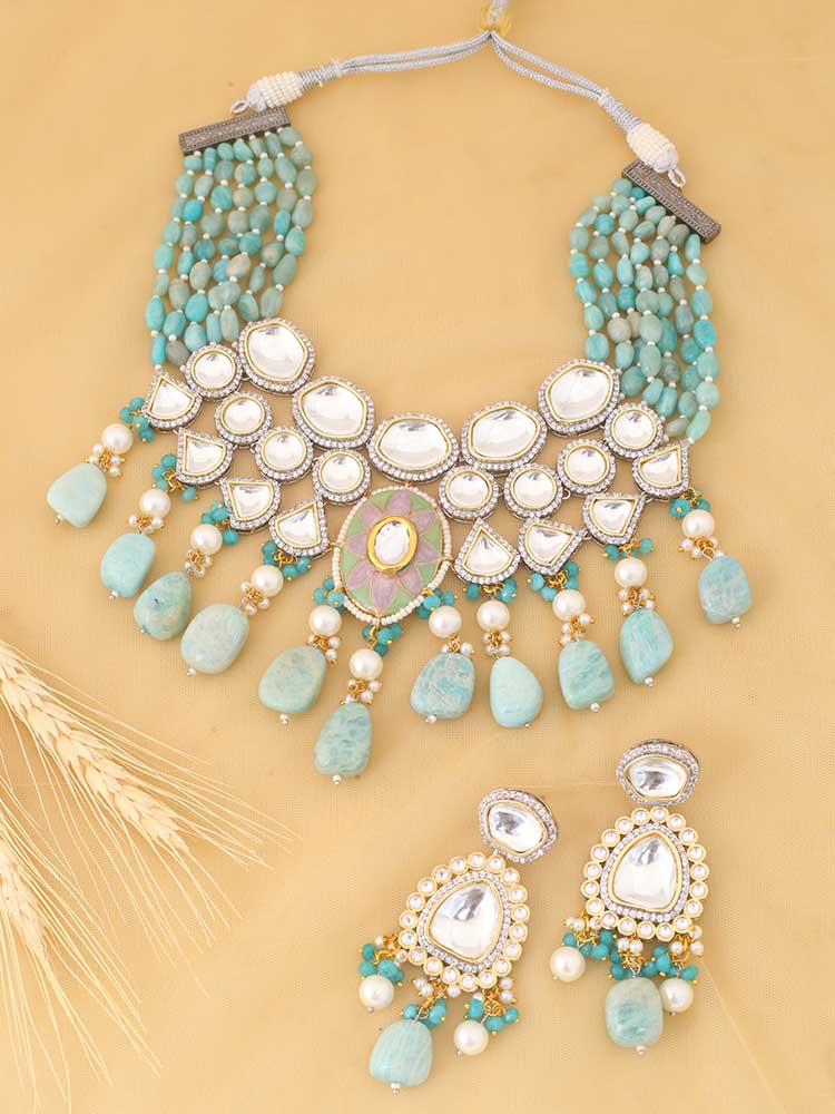 TURQUOISE REEMA JEWELLERY SET