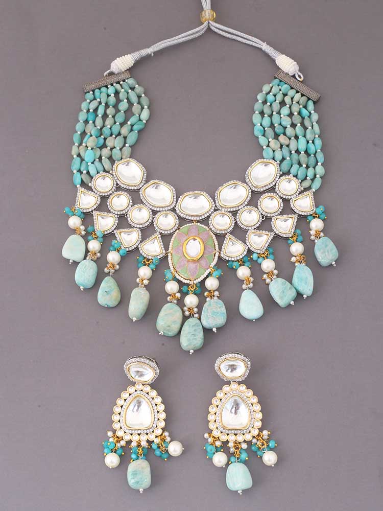 TURQUOISE REEMA JEWELLERY SET