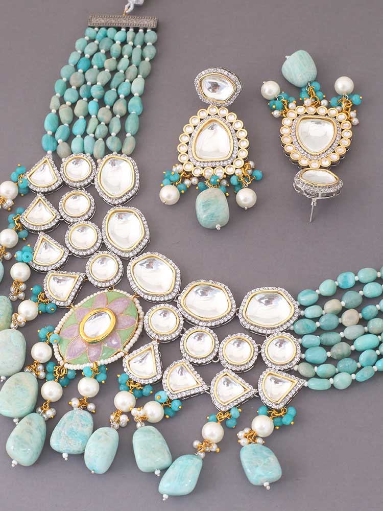 TURQUOISE REEMA JEWELLERY SET