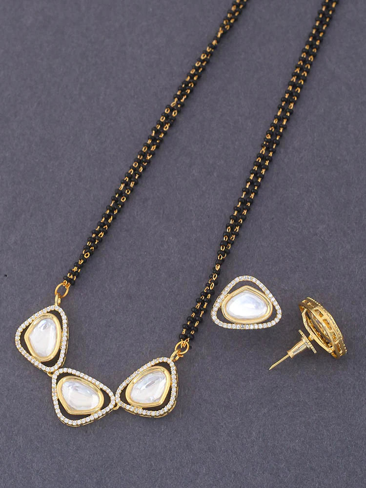 GOLDEN VALERIE MANGALSUTRA SET