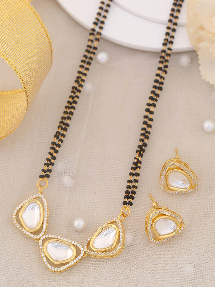 GOLDEN VALERIE MANGALSUTRA SET