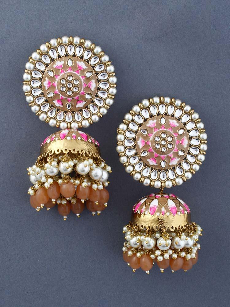 BROWN KRITIKA JHUMKIS