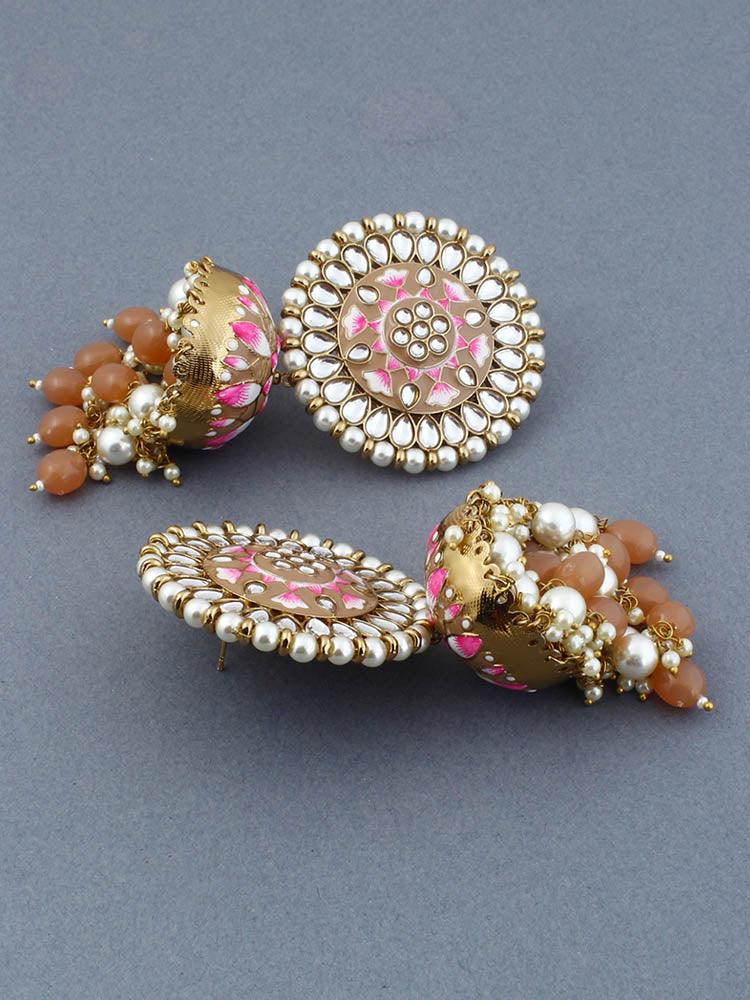 BROWN KRITIKA JHUMKIS